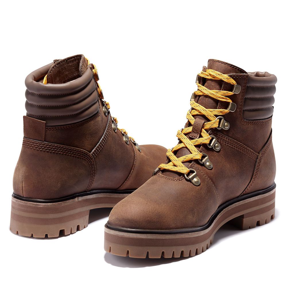 Botas Con Cordones Timberland Argentina Mujer - London Square - Marrones - SAEXQW-690